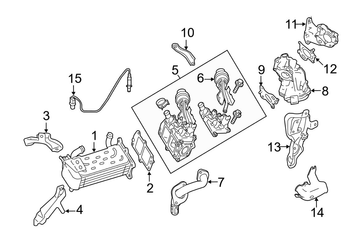 Mercedes EGR Cooler Gasket 6511422480